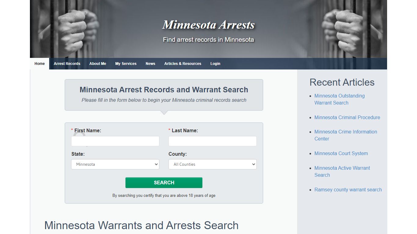 St. Louis County Warrants and Arrest Records Search